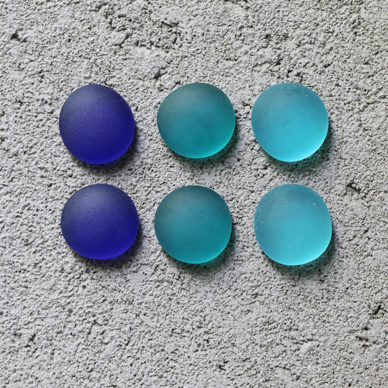 Glass Gem Magnets - Pretty Peacock