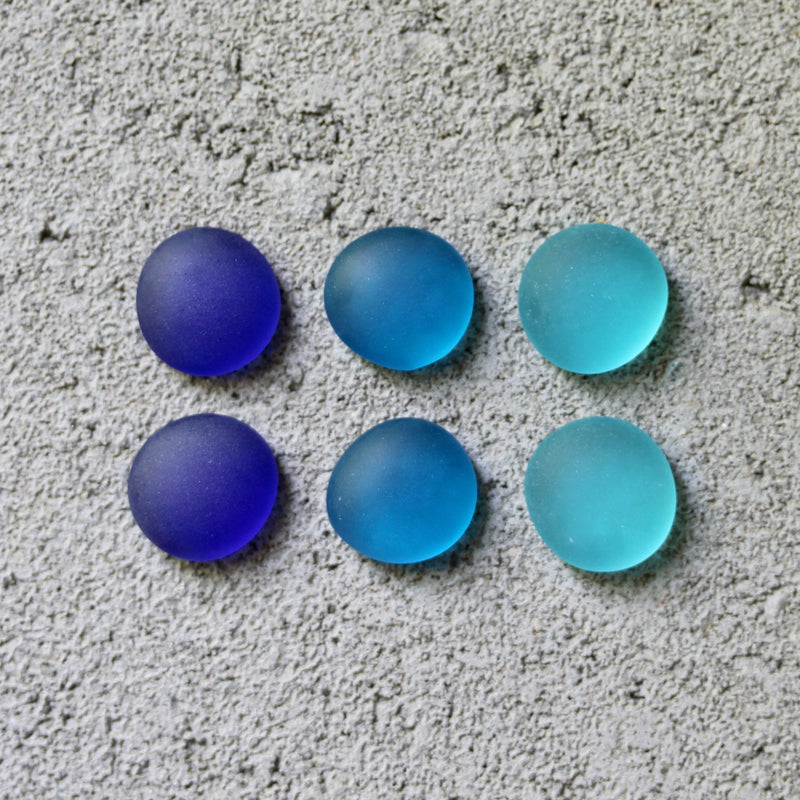 Glass Gem Magnets - The Blues