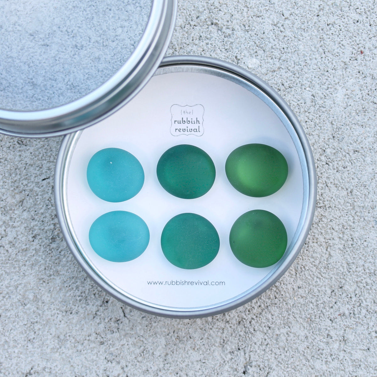 Glass Gem Magnets - Monterey Bay