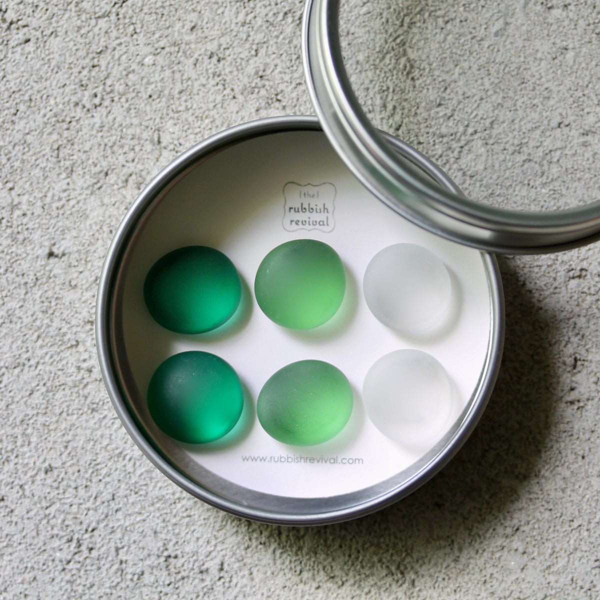 Glass Gem Magnets - Going Green