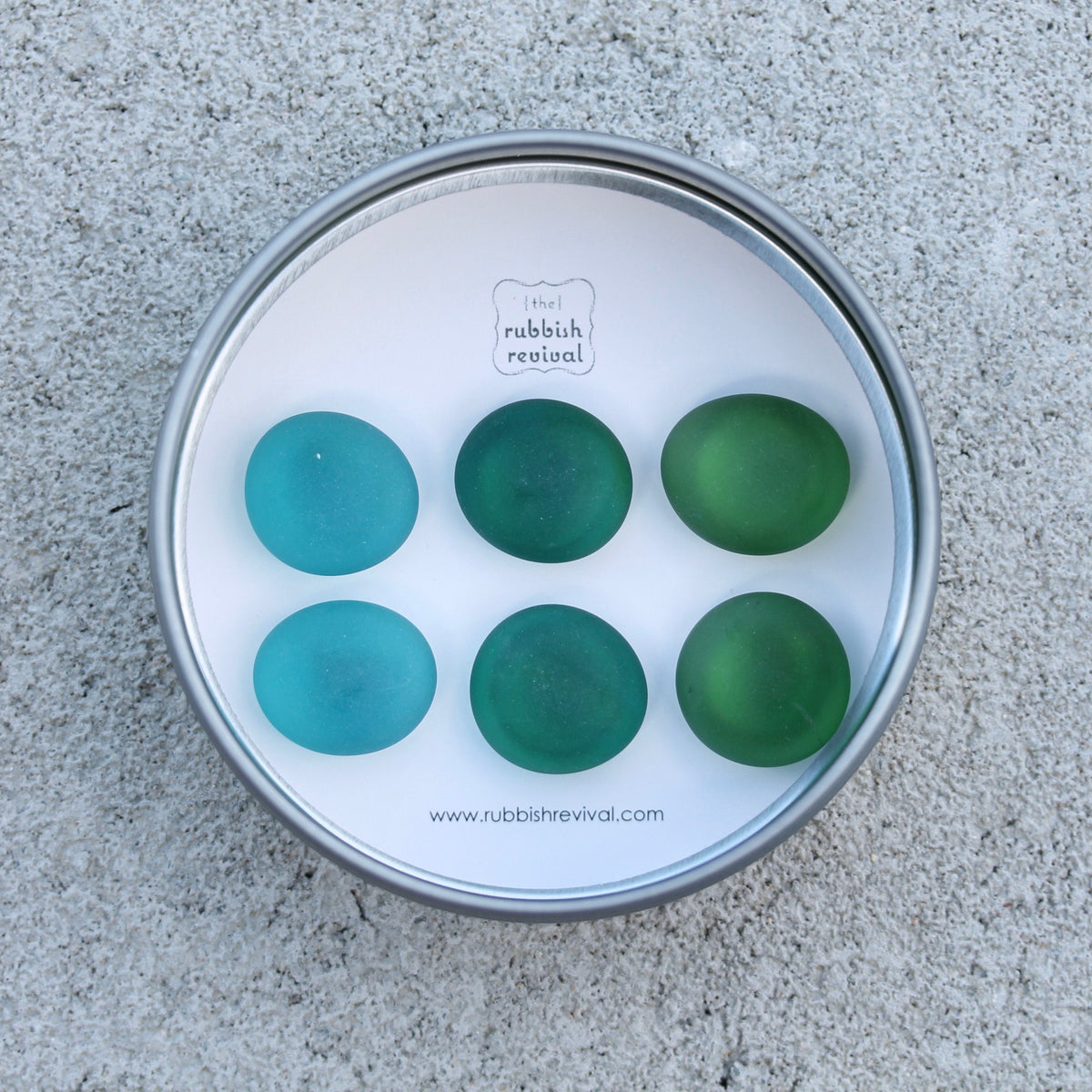 Glass Gem Magnets - Monterey Bay