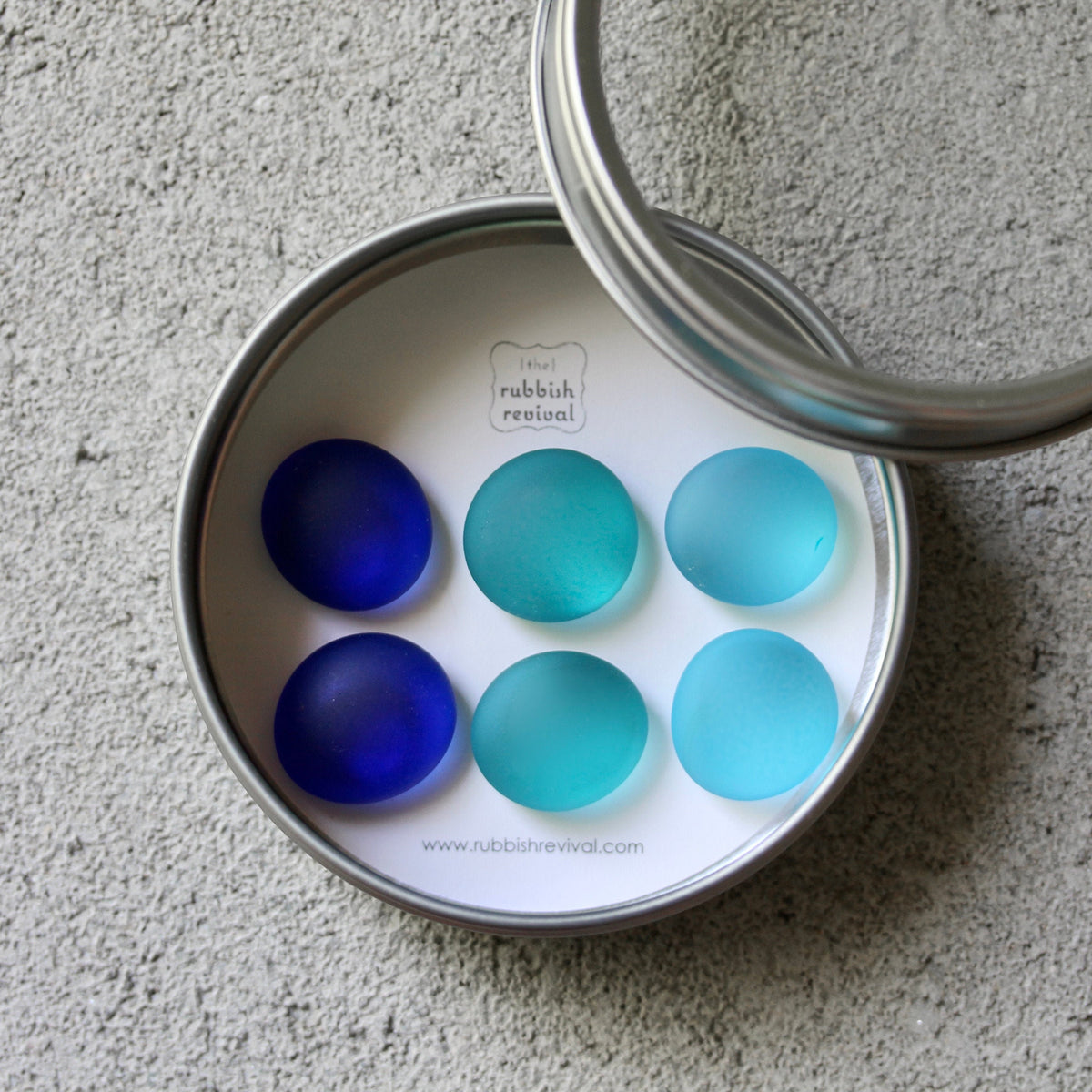 Glass Gem Magnets - Pretty Peacock