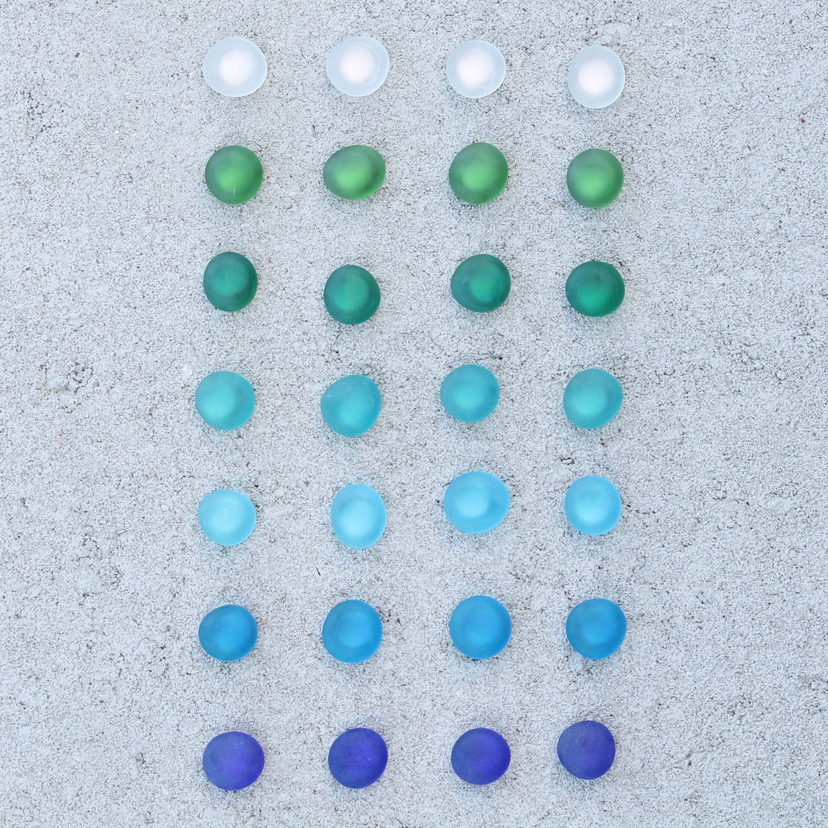 Glass Gem Magnets - Trinidad Teal