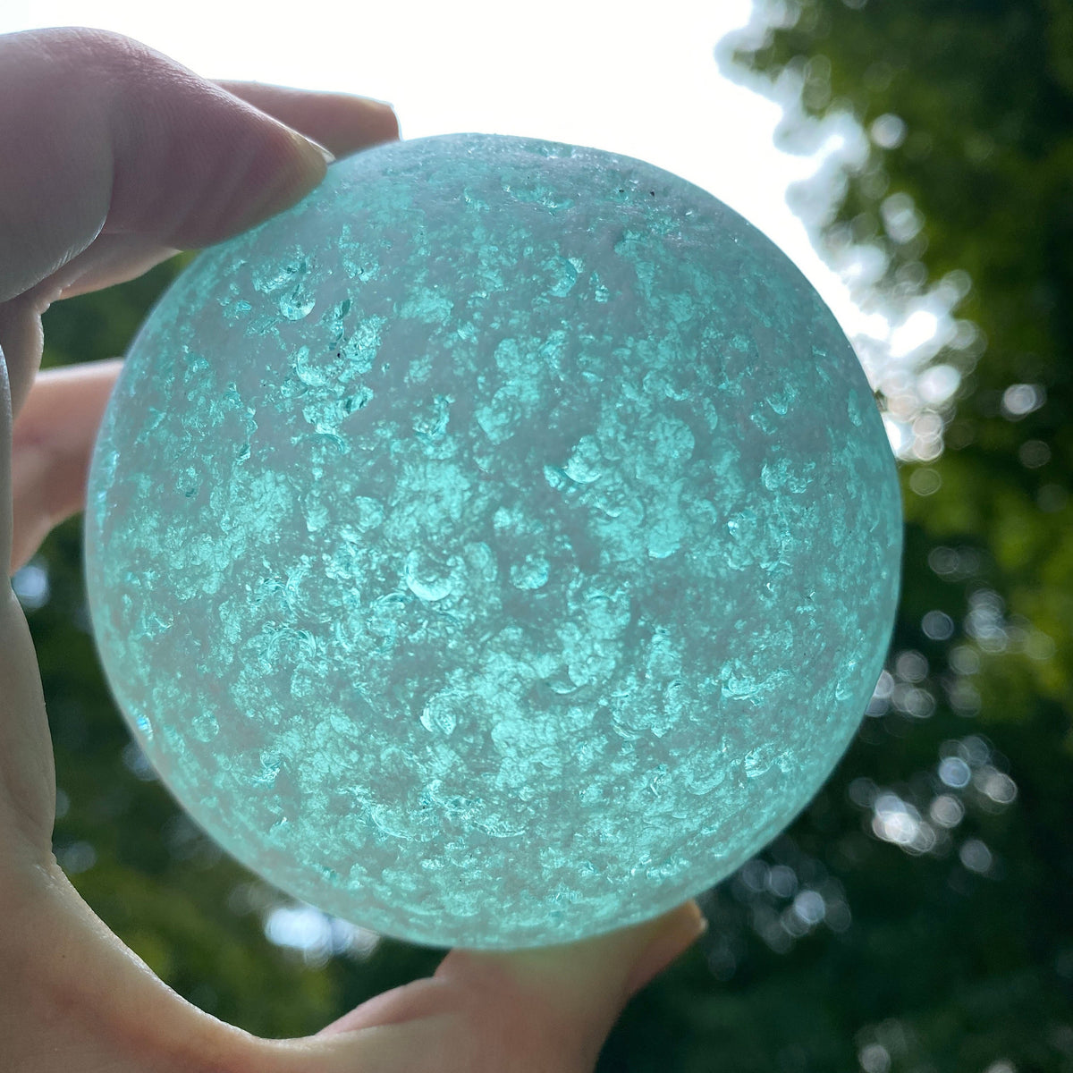 Super Frosty - LIMITED EDITION - Seaglass Ball with Stand