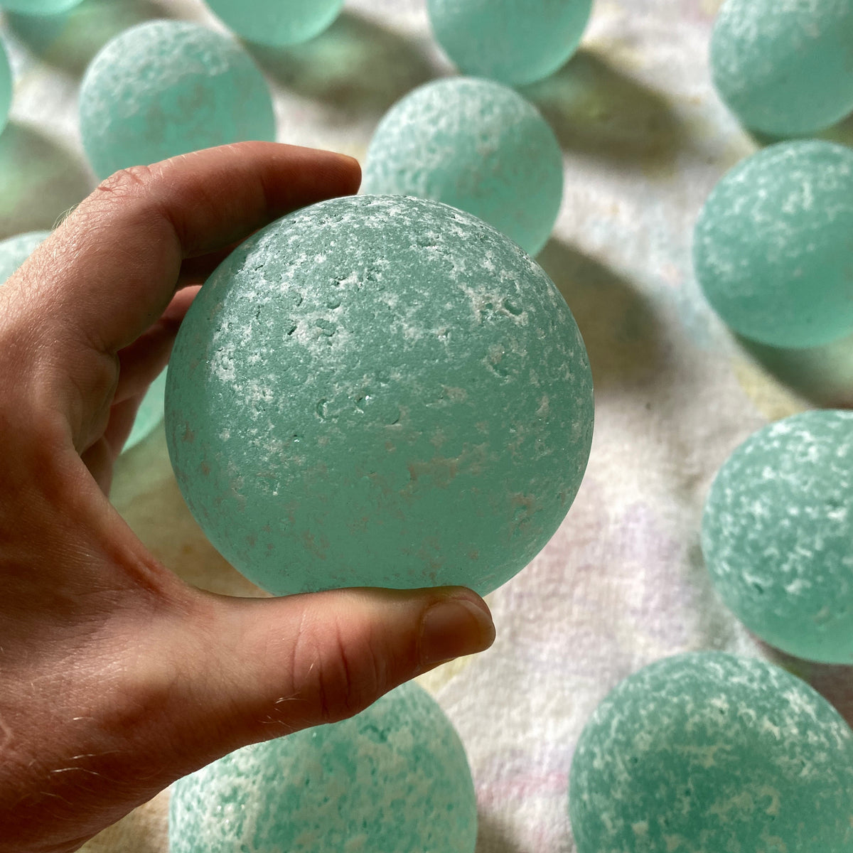 Super Frosty - LIMITED EDITION - Seaglass Ball with Stand