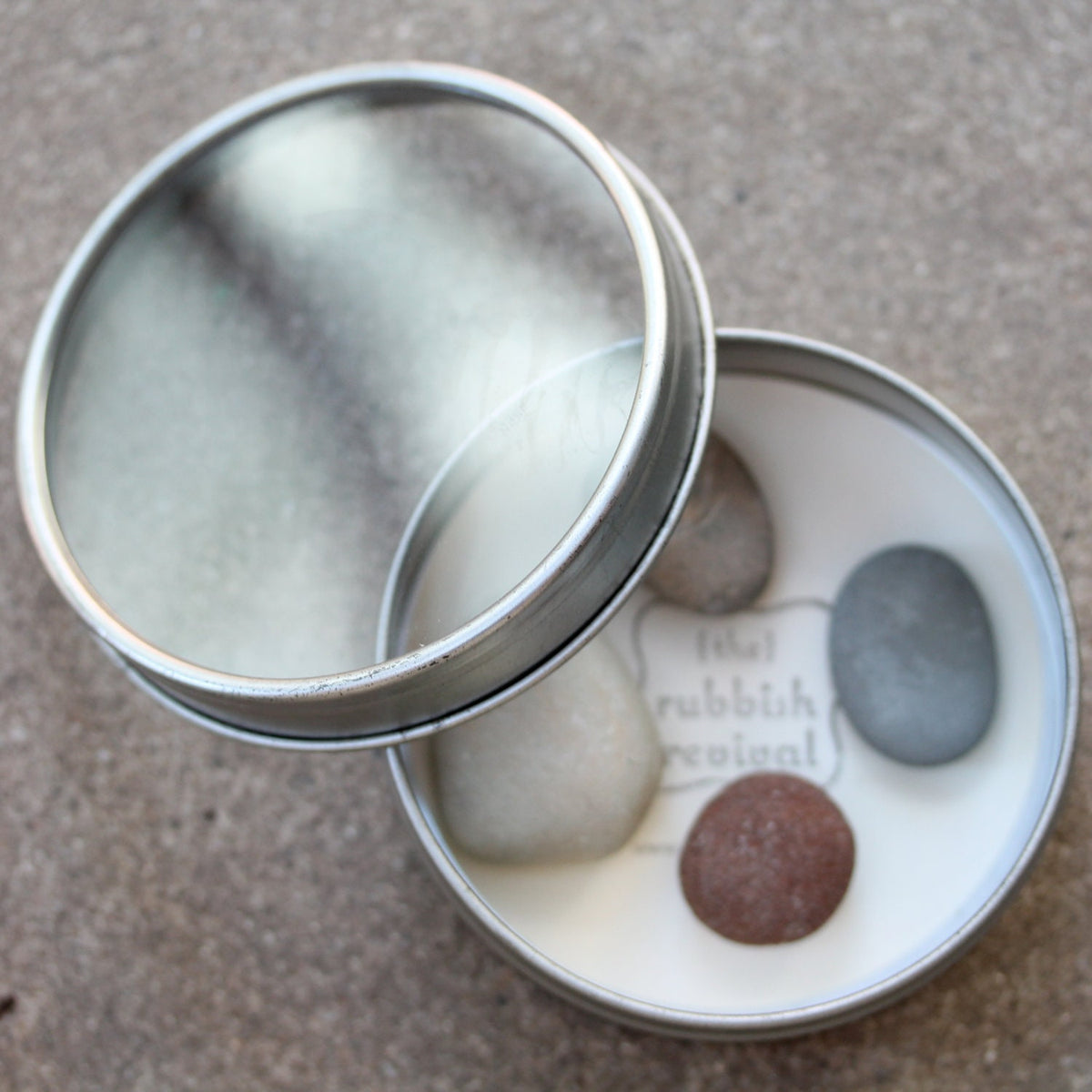 Sea Stone Magnets in Gift Tin
