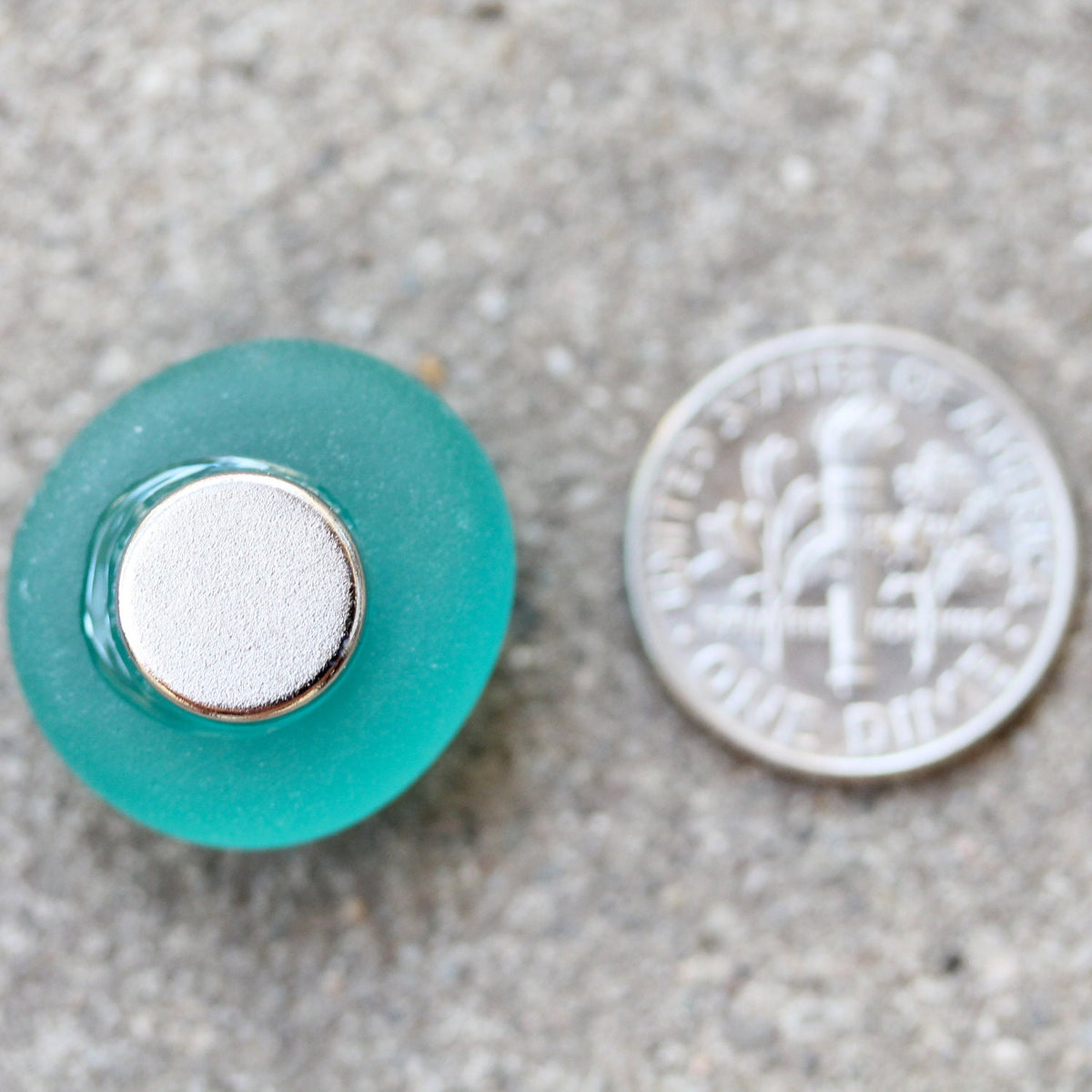 Glass Gem Magnets - Trinidad Teal