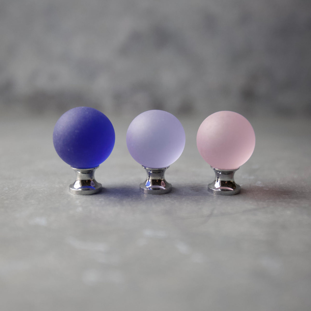 Sea Glass Drawer Knob - Pink