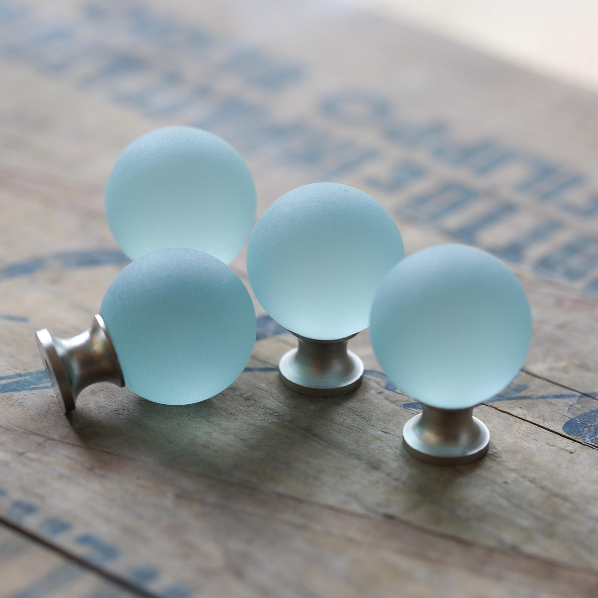 Sea Glass Drawer Knob - Seafoam