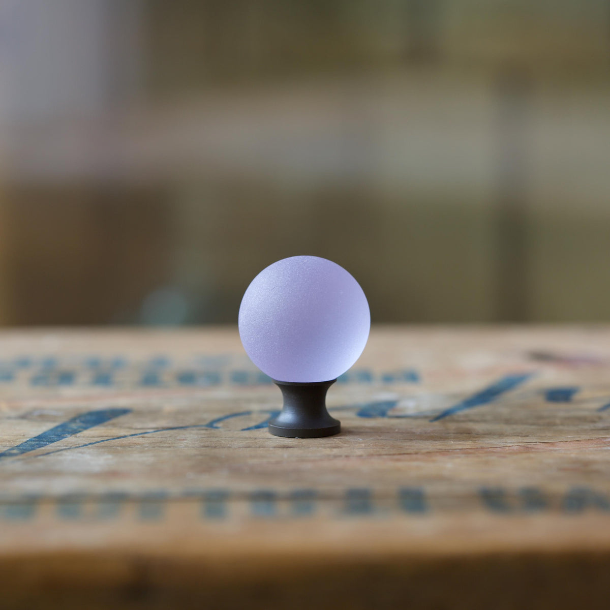 Sea Glass Drawer Knob - Purple