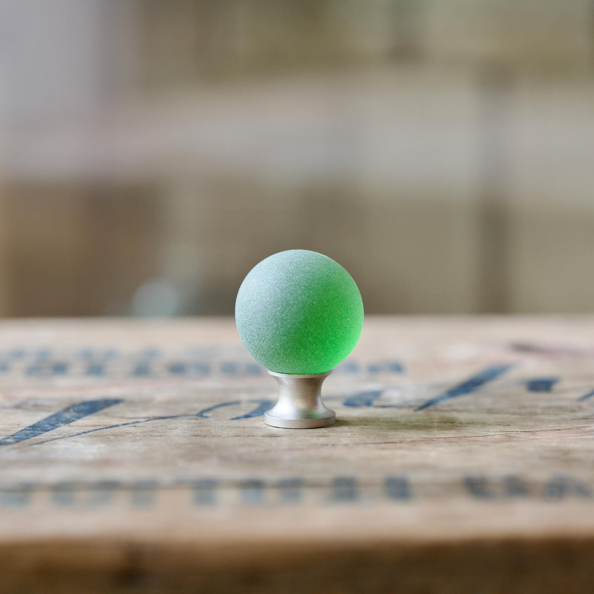 Sea Glass Drawer Knob - Green