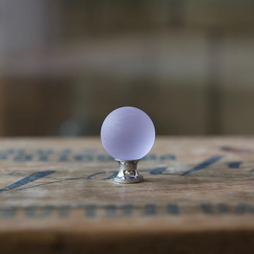 Sea Glass Drawer Knob - Purple