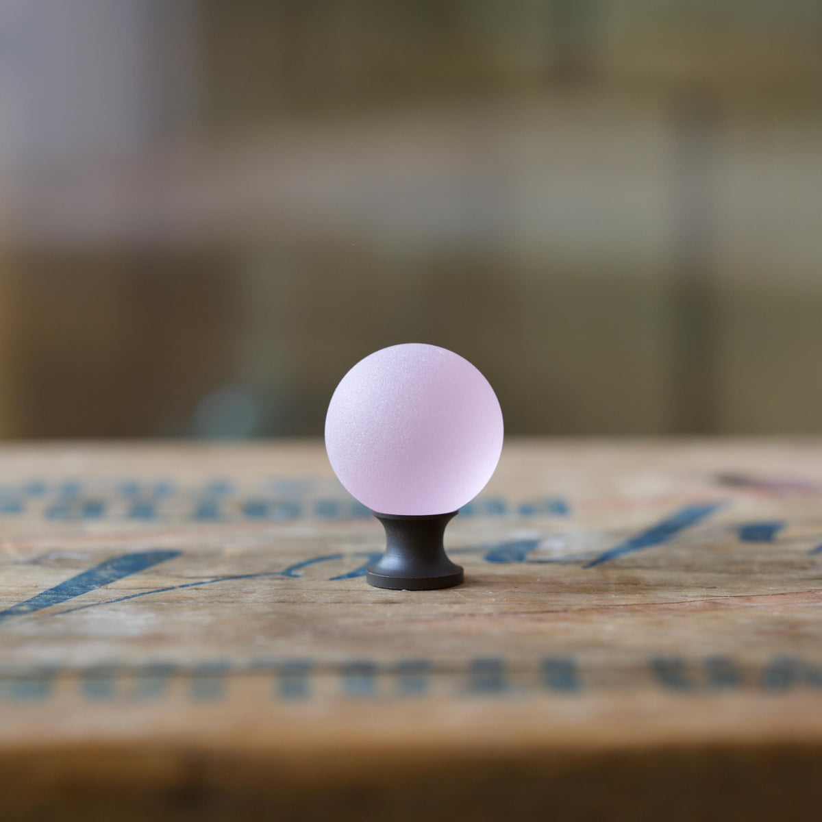 Sea Glass Drawer Knob - Pink
