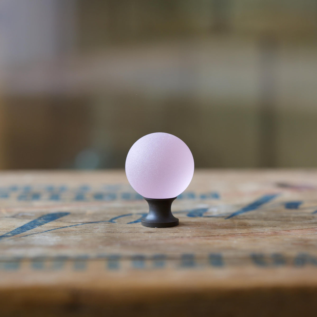 Sea Glass Drawer Knob - Pink