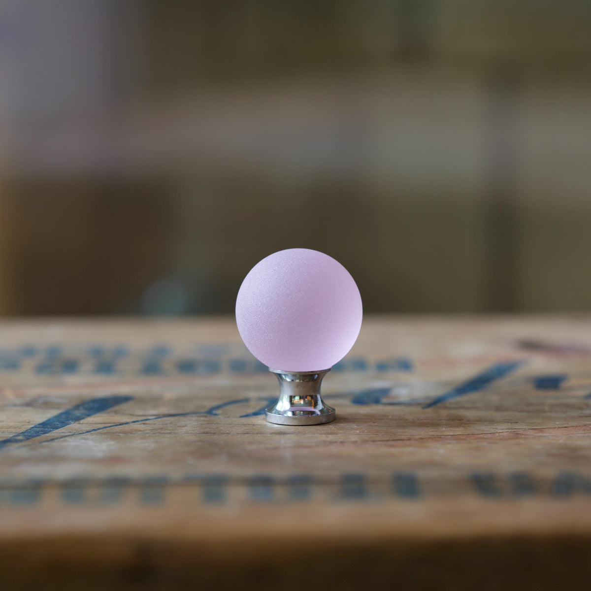 Sea Glass Drawer Knob - Pink