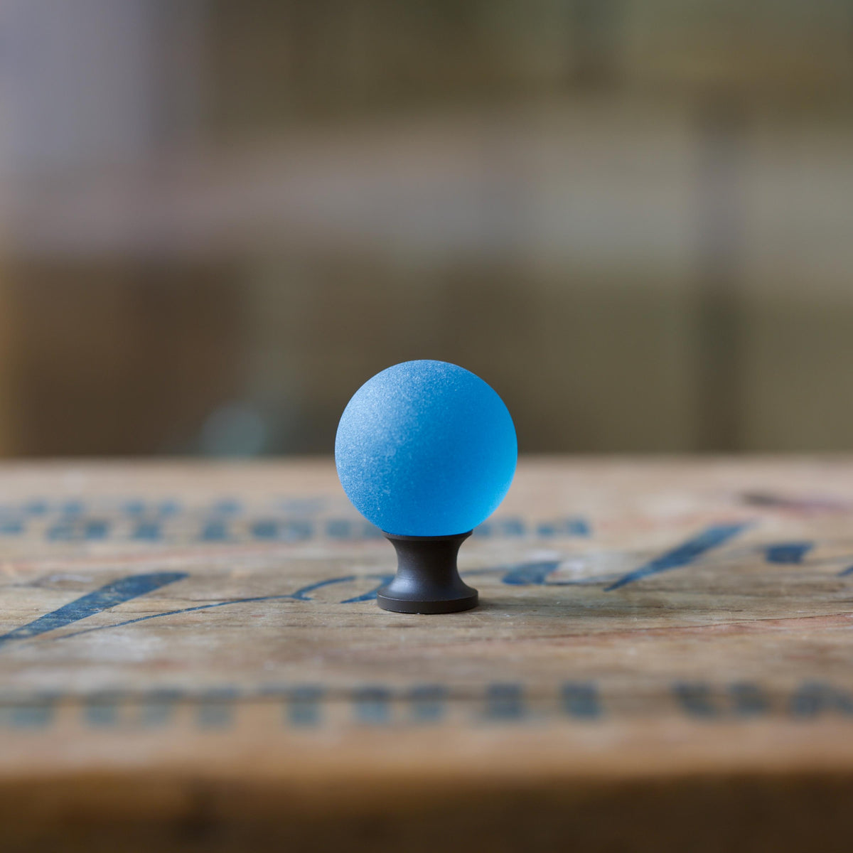 Sea Glass Drawer Knob - Aqua