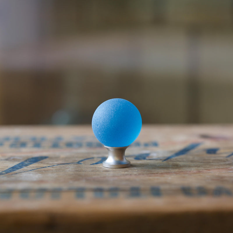 Sea Glass Drawer Knob - Aqua