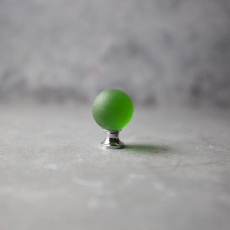 Sea Glass Drawer Knob - Green