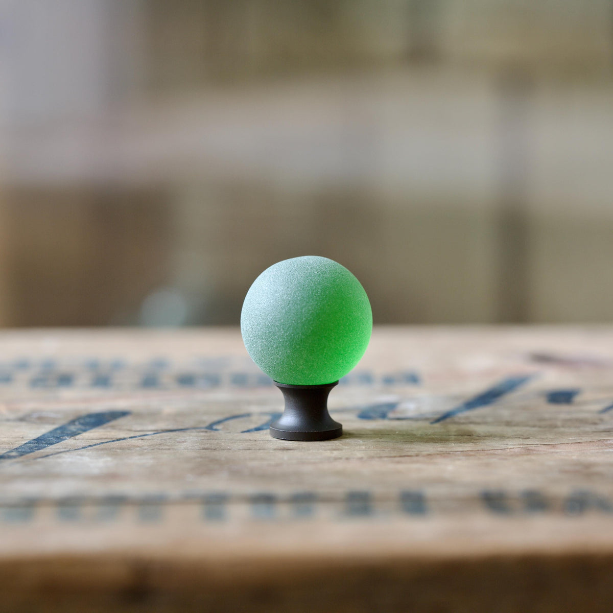 Sea Glass Drawer Knob - Green