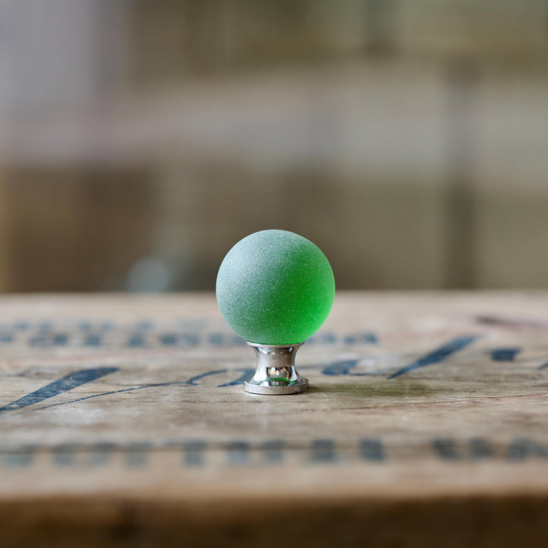 Sea Glass Drawer Knob - Green