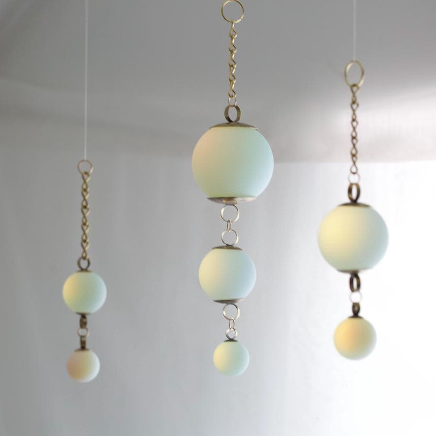 Glowing Opalite Suncatcher - Medium