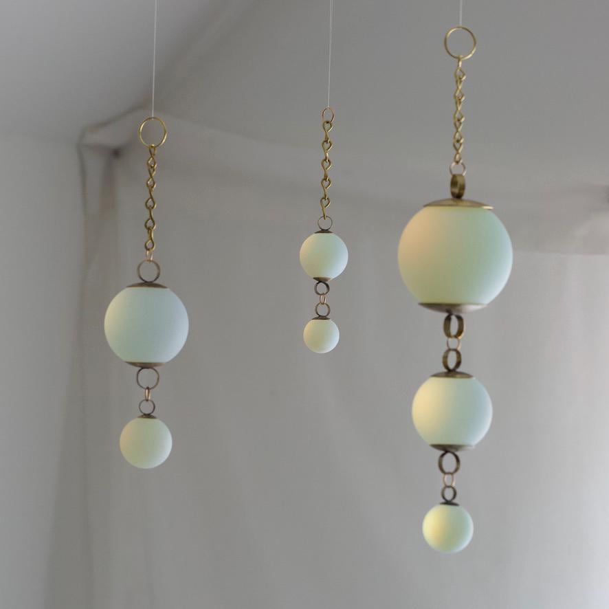 Glowing Opalite Suncatcher - Medium