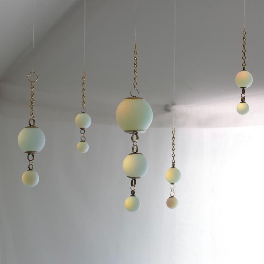 Glowing Opalite Suncatchers - Set of 3