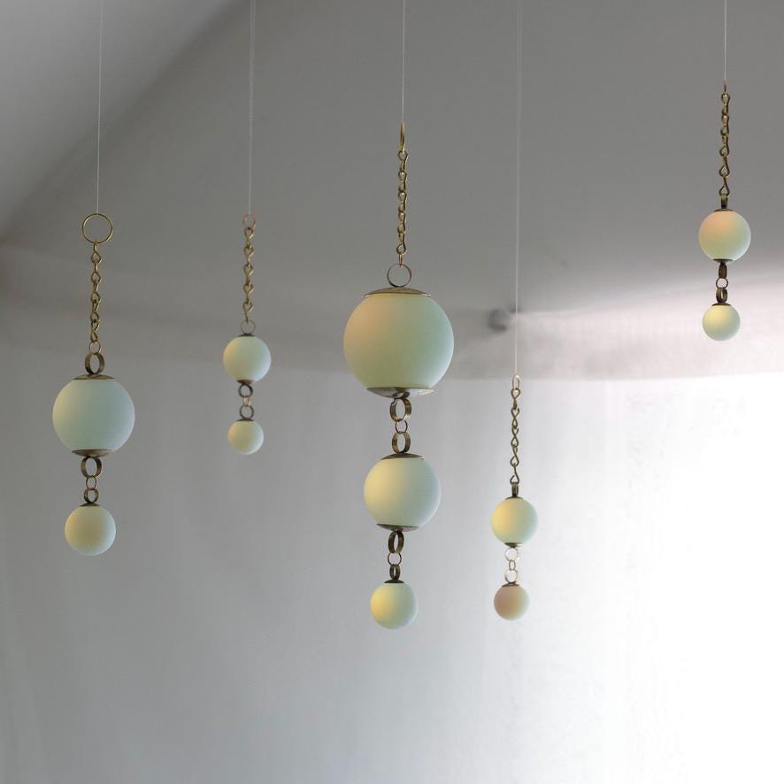 Glowing Opalite Suncatcher - Small