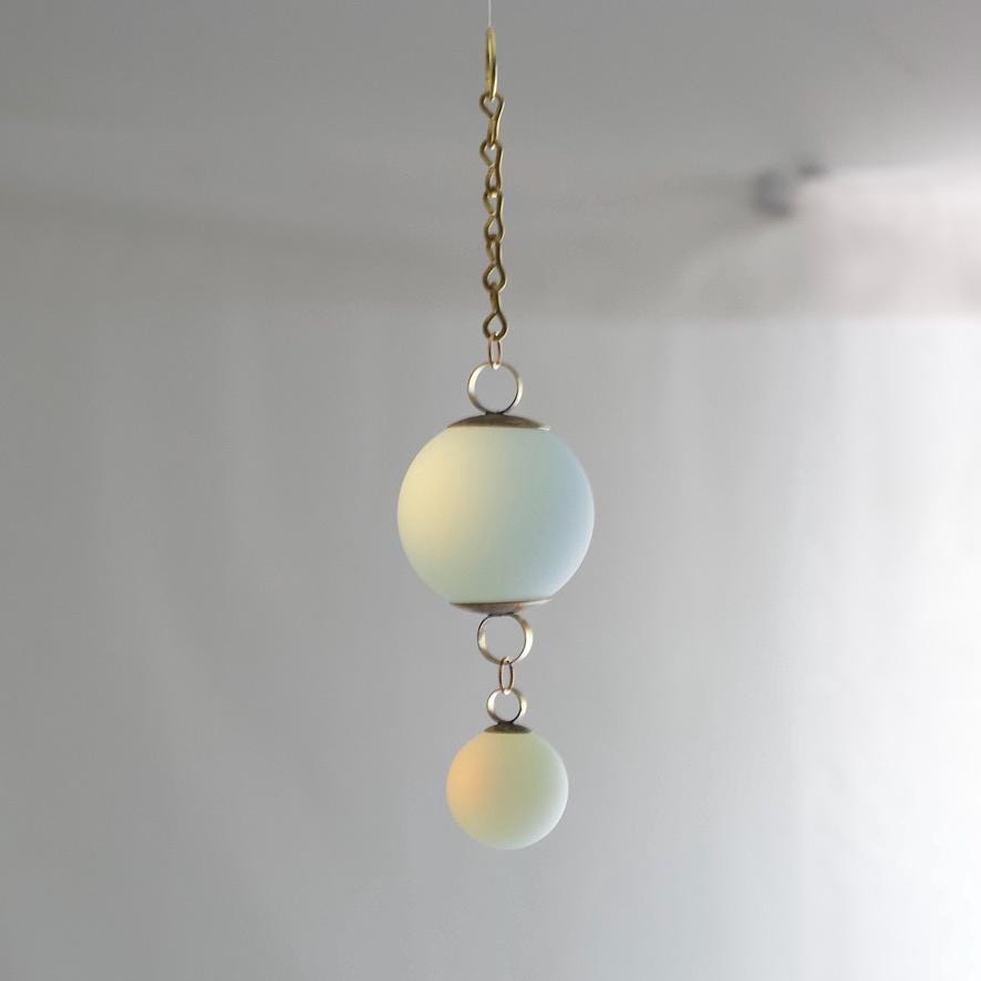 Glowing Opalite Suncatcher - Medium