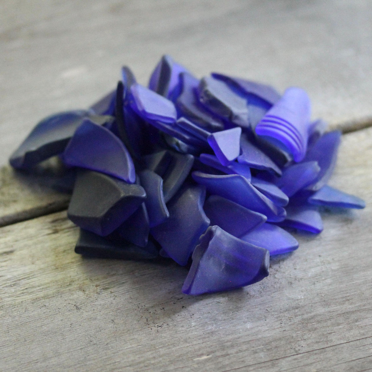 Royal Blue Sea Glass: Recycled Crafts, Decor, Art - 13oz Bag