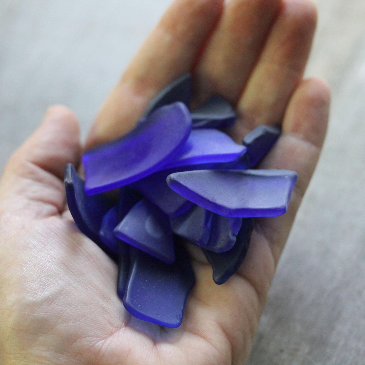 Royal Blue Sea Glass: Recycled Crafts, Decor, Art - 13oz Bag