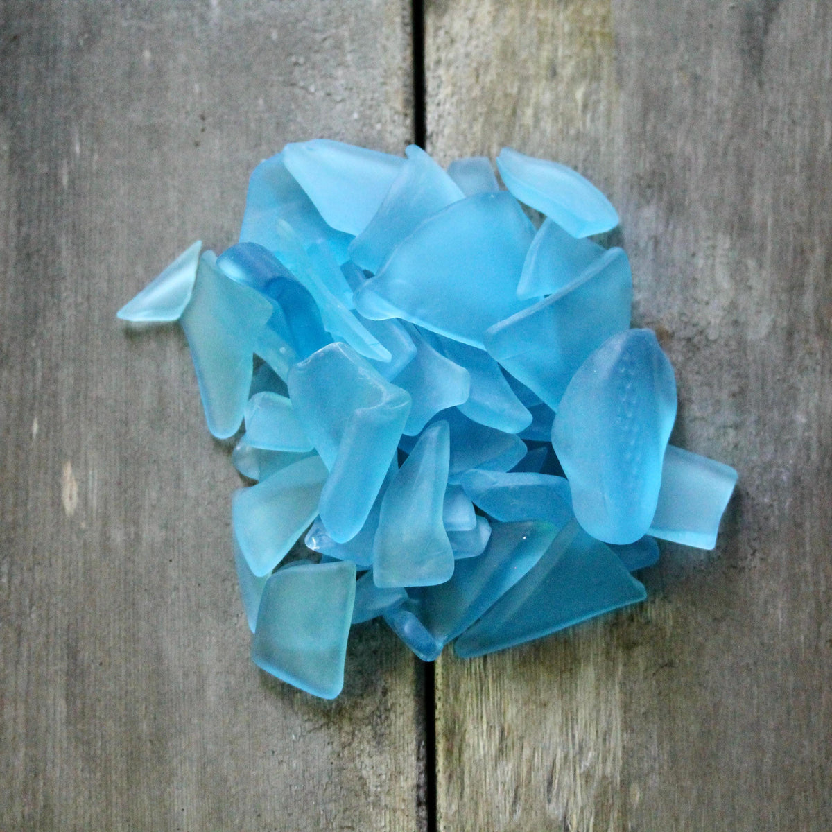 Aqua Sea Glass: Recycled Craft Supplies, Coastal Decor (13oz Bag)