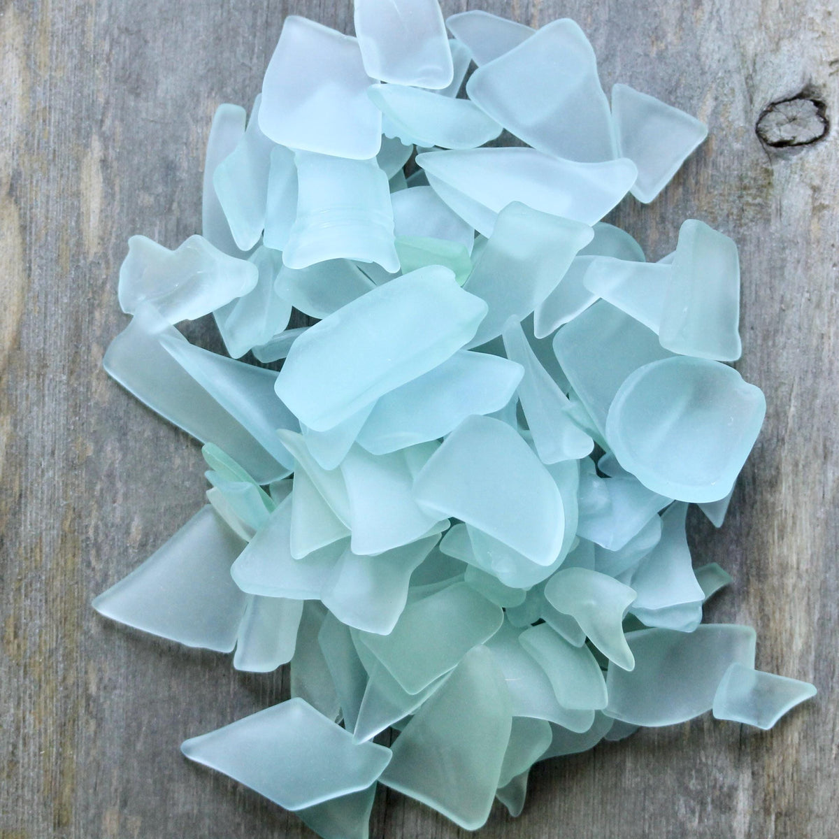 Seafoam Sea Glass: Recycled Craft Supplies, Coastal Decor - 13oz Bag