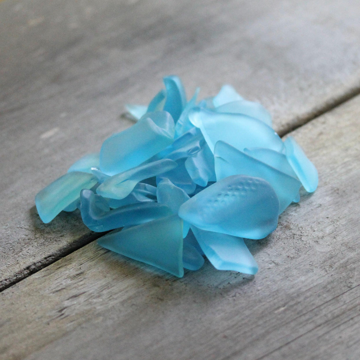 Aqua Sea Glass: Recycled Craft Supplies, Coastal Decor (13oz Bag)