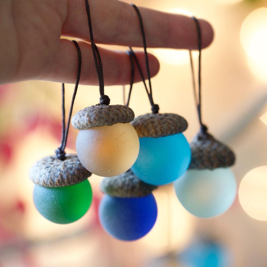 Glass Acorns - GLITTER Top