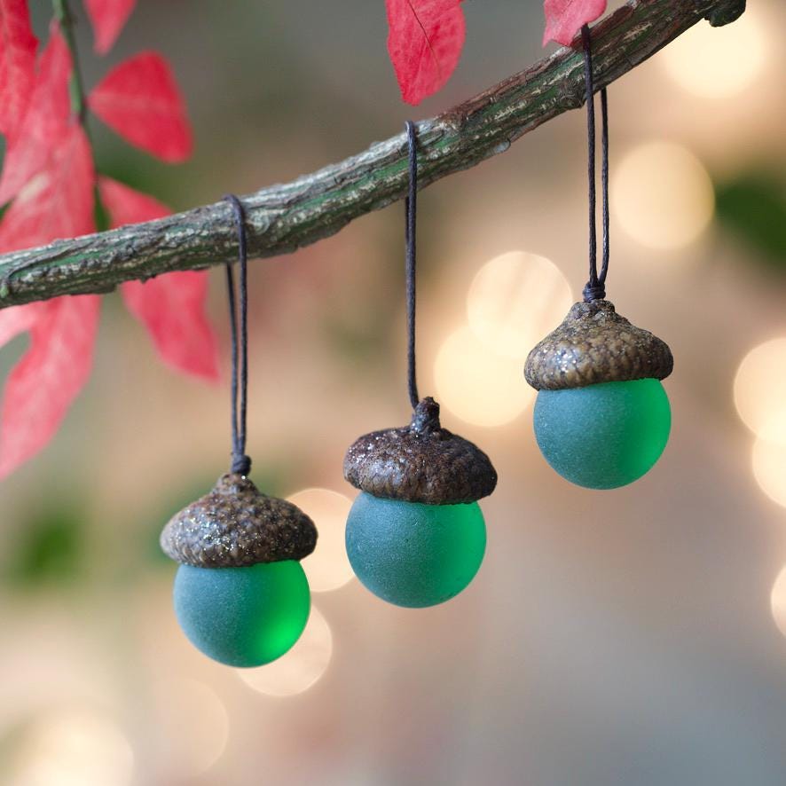 Glass Acorns - GLITTER Top