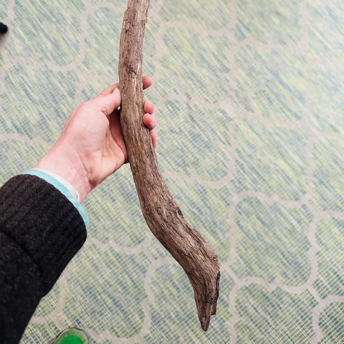 Sea Glass & Driftwood Wall Hanging - Ocean Ombré (01.19.26)