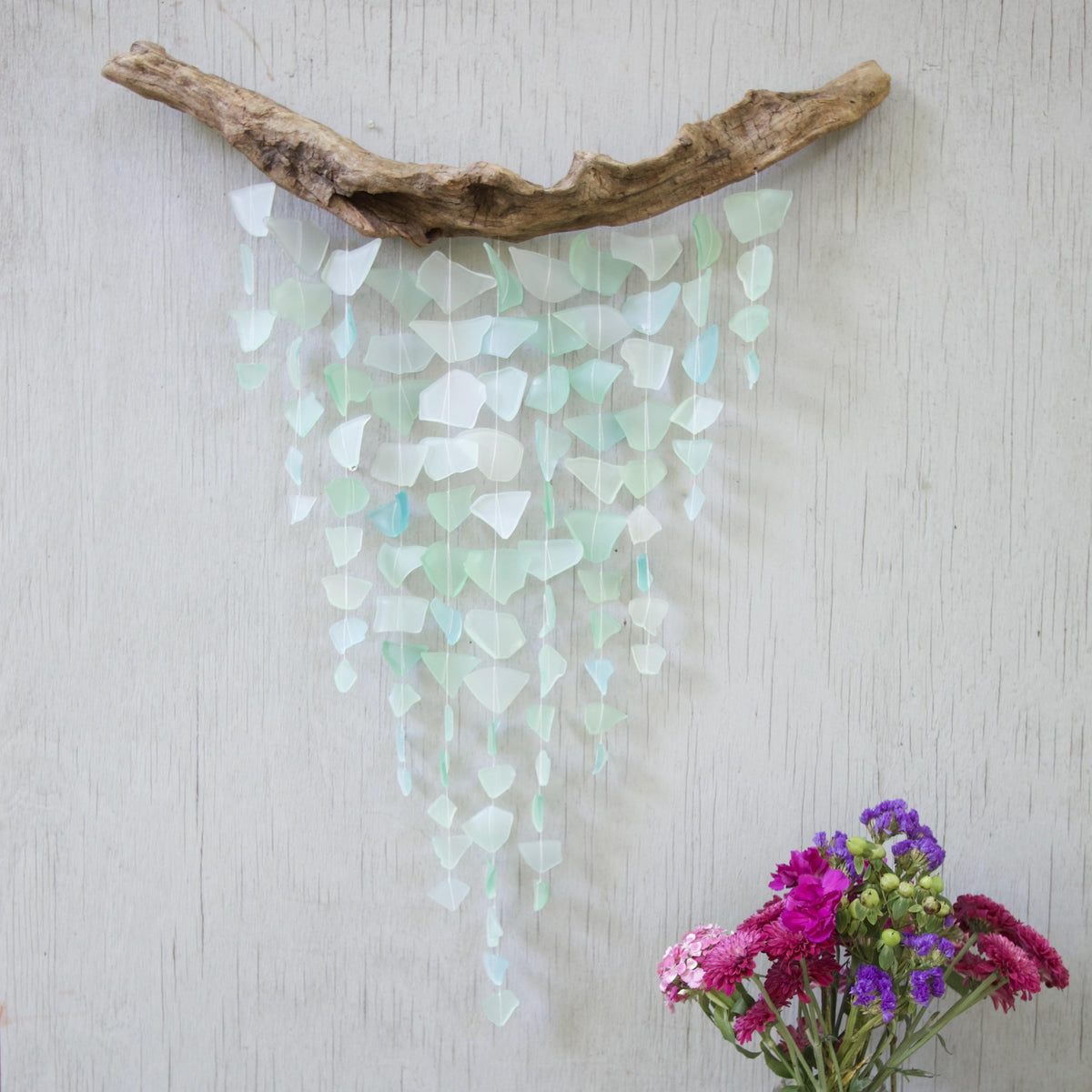 Sea Glass & Driftwood Mobile - Seafoam (06.18.26)