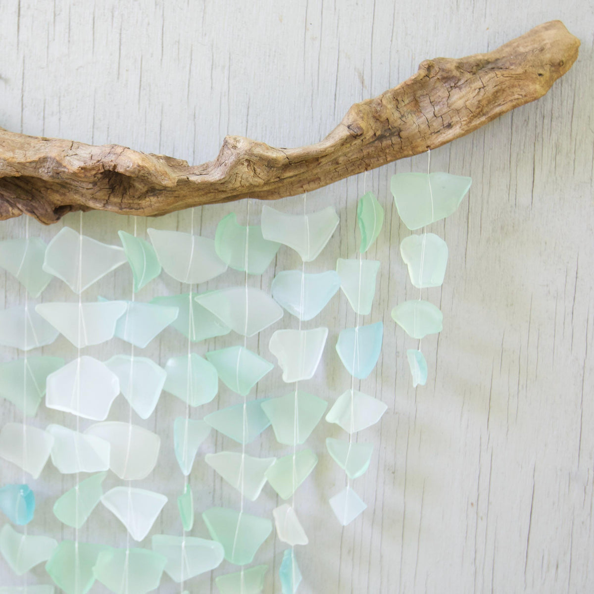 Sea Glass & Driftwood Mobile - Seafoam (06.18.26)