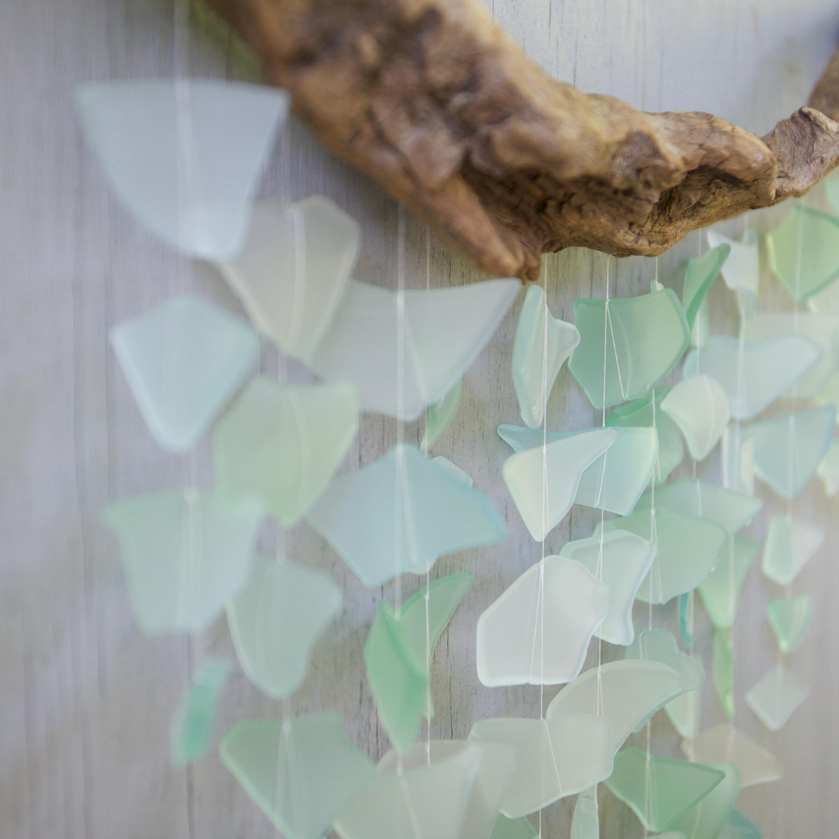 Sea Glass & Driftwood Mobile - Seafoam (06.18.26)