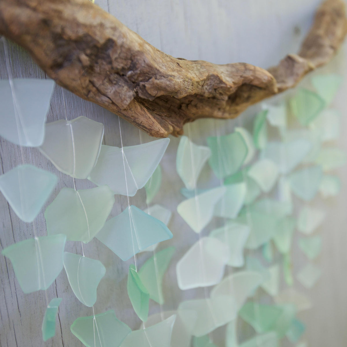 Sea Glass & Driftwood Mobile - Seafoam (06.18.26)