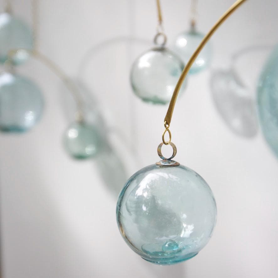 Limited Edition Japanese Fishing Float Kinetic Mobile