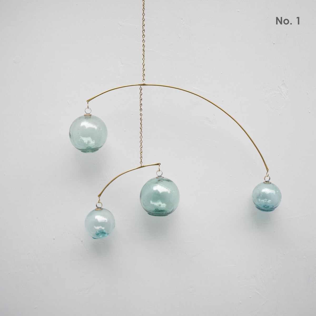 Limited Edition Japanese Fishing Float Kinetic Mobile