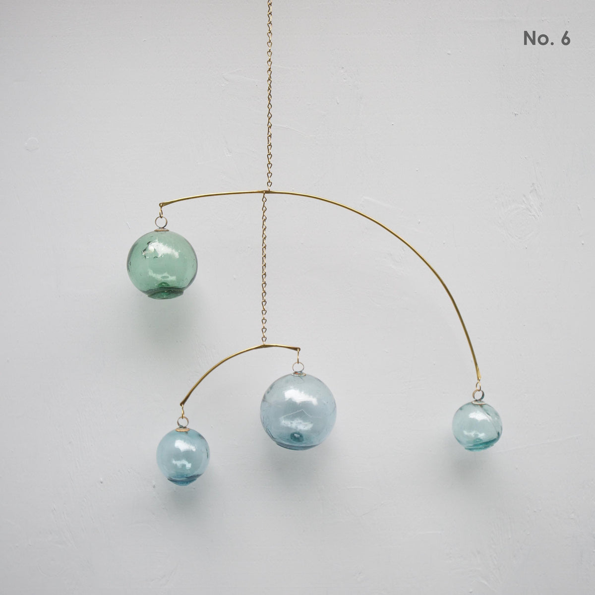 Limited Edition Japanese Fishing Float Kinetic Mobile