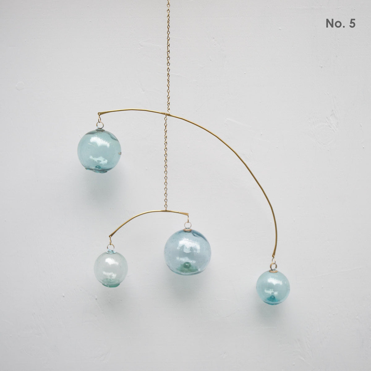 Limited Edition Japanese Fishing Float Kinetic Mobile