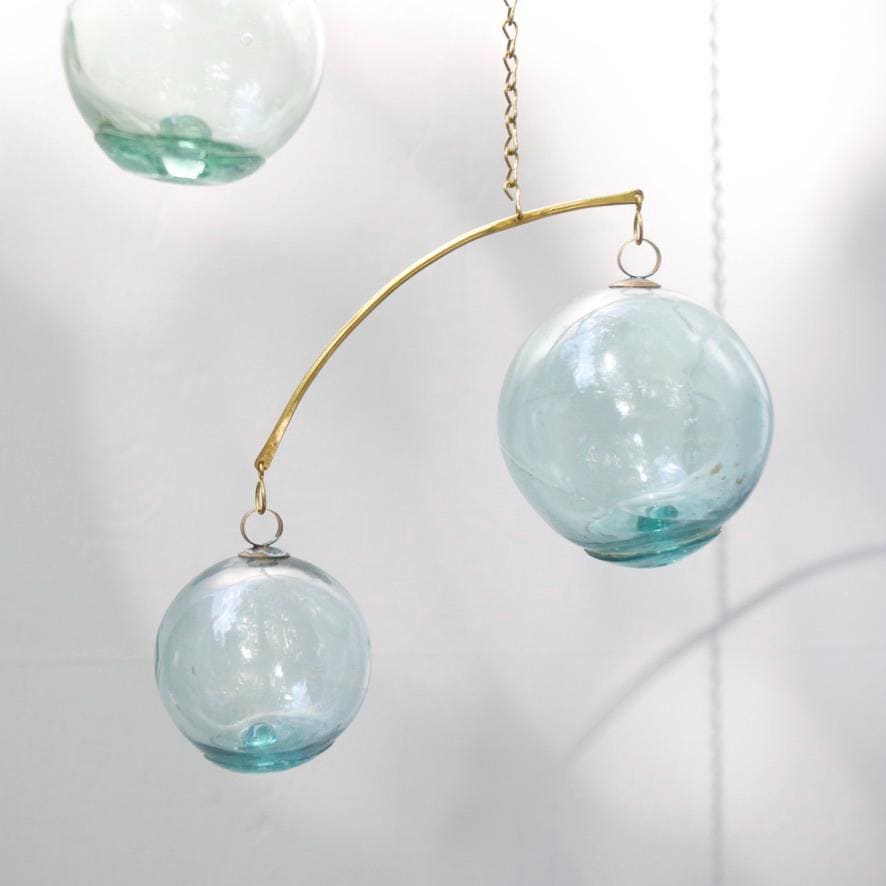Limited Edition Japanese Fishing Float Kinetic Mobile