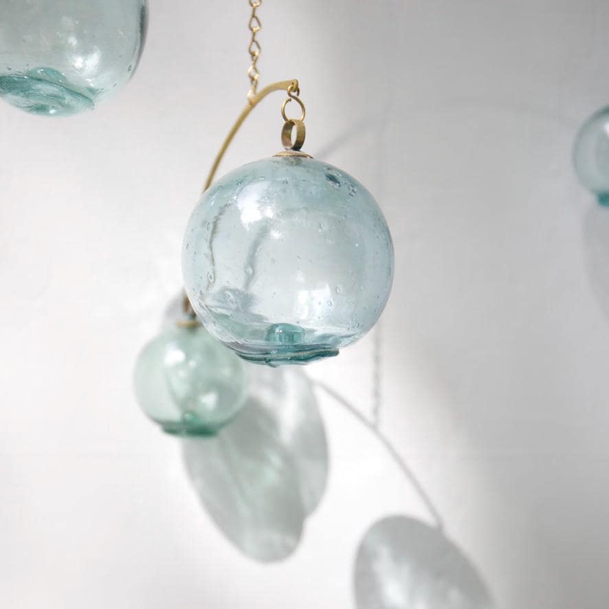 Limited Edition Japanese Fishing Float Kinetic Mobile
