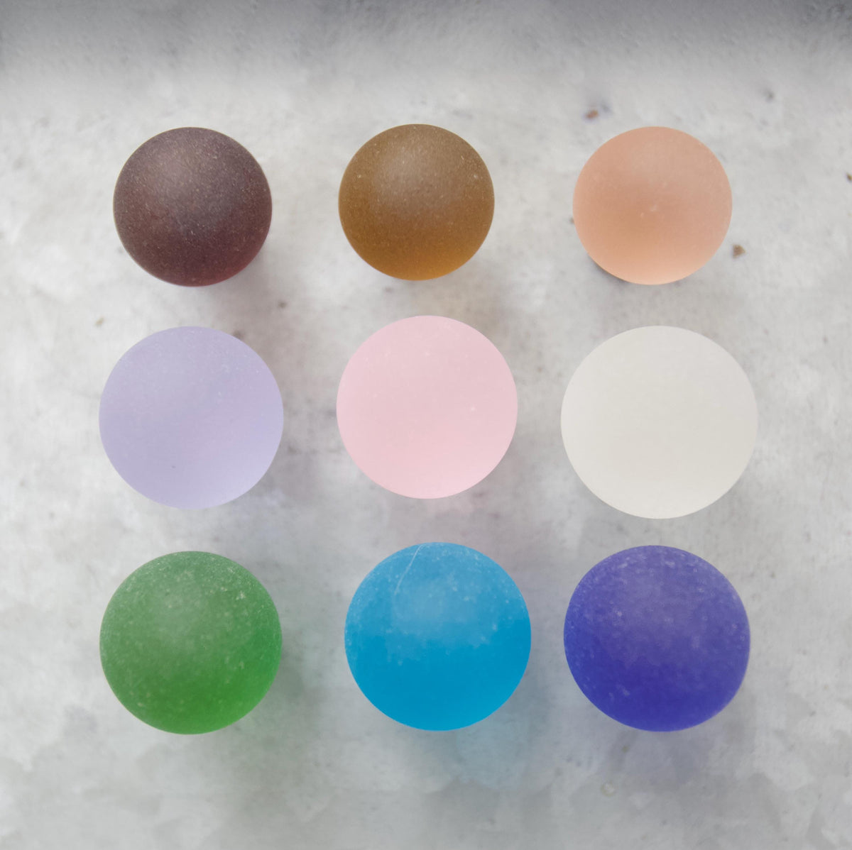 Sea Glass Lamp Finial - 10 Color Options