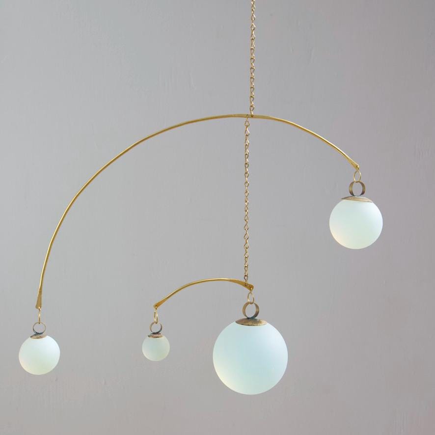Opalite & Brass Kinetic Quattro Mobile