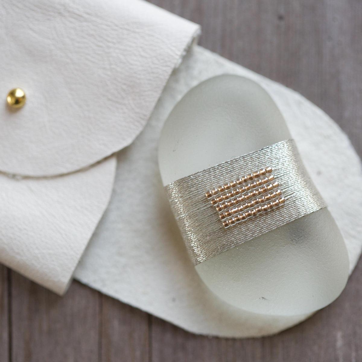Pocket Gem - Sea Glass Keepsake Gift / Inspirational Token / Courage and Strength Memento